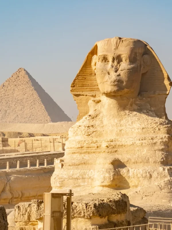 Great Sphinx near Giza, Egypt