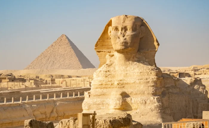 Great Sphinx near Giza, Egypt