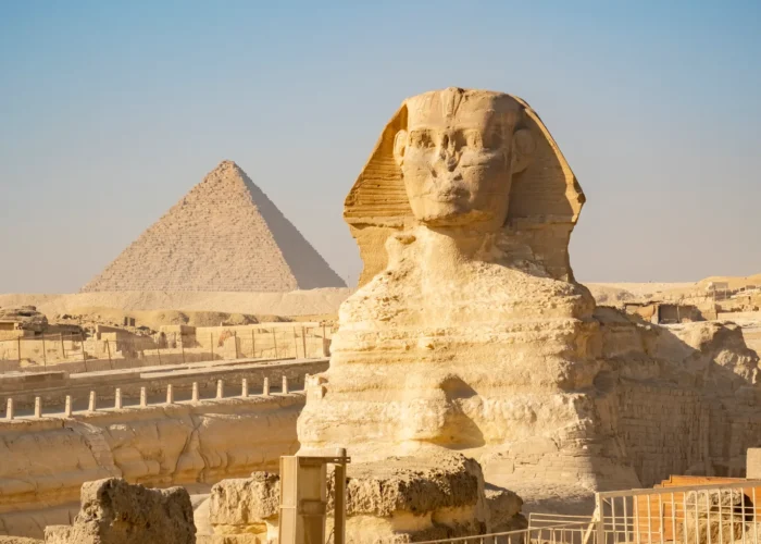 Great Sphinx near Giza, Egypt