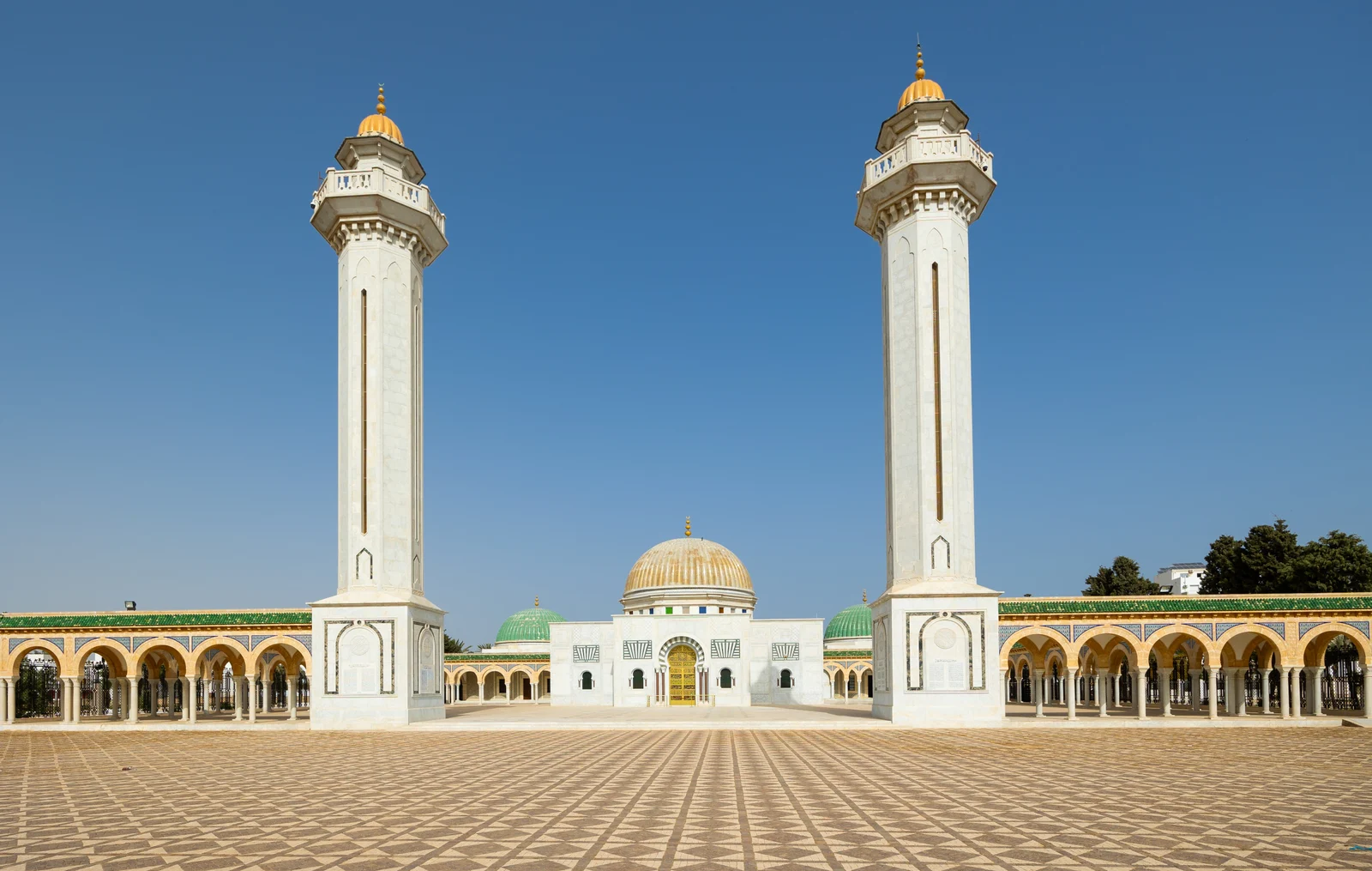 Mausoleum of Habib Bourgiba in Monastir, Tunisia