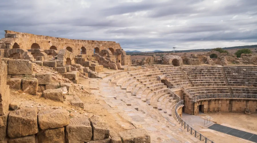 Roman amphitheatre at Uthina, Tunisia