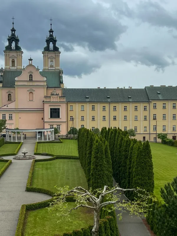 Jesuit Roman Catholic Basilica of the Assumption in Stara Wies, Poland