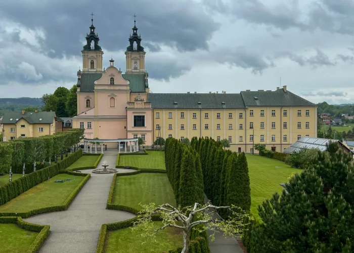 Jesuit Roman Catholic Basilica of the Assumption in Stara Wies, Poland