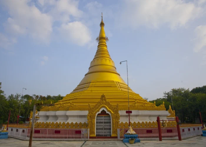 Gold Monastery in Lumbini, Nepal