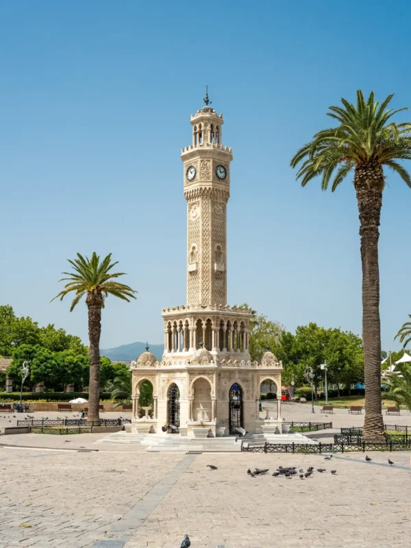 Izmir Clock Tower in Konak Square, Turkey