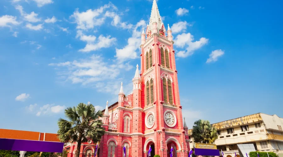 Tan Dinh Parish Church in Ho Chi Minh City, Vietnam Tan Dinh Parish Church in Ho Chi Minh City, Vietnam