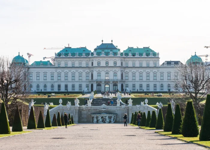 Belvedere Palace in Vienna, Austria