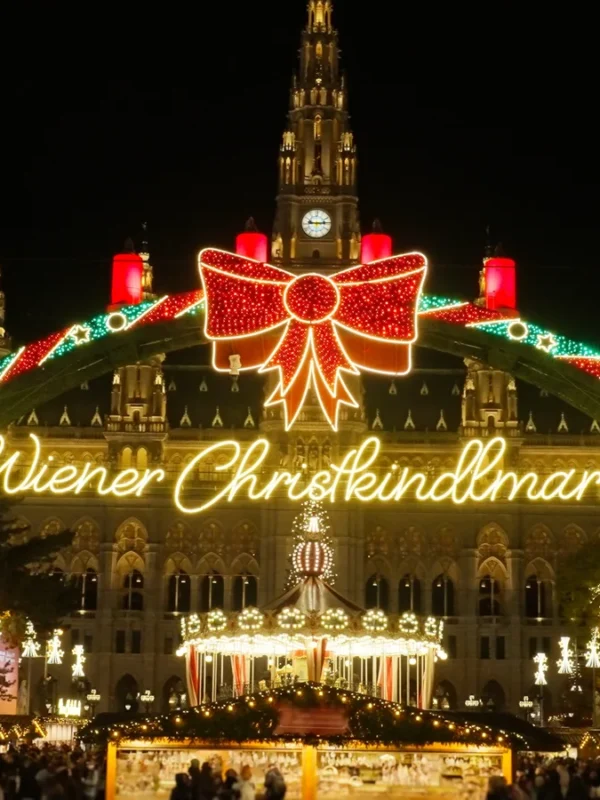 Christmas Market in Vienna, Austria