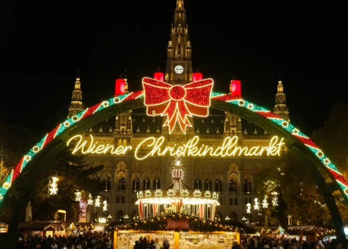 Christmas Market in Vienna, Austria