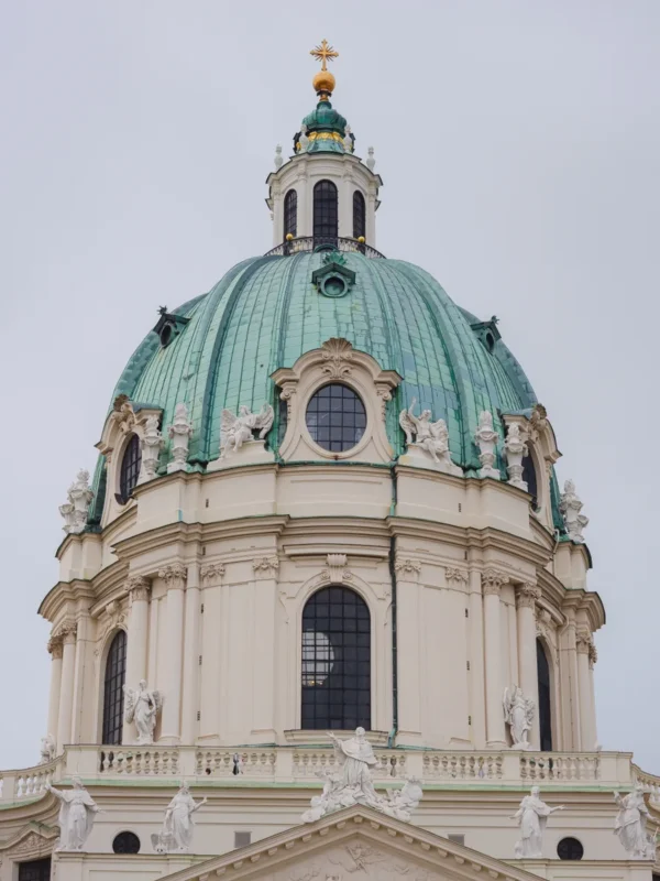 Karlskirche in Karlsplatz, Vienna, Austria