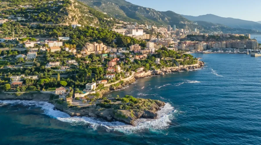 French Riviera Coastline, France
