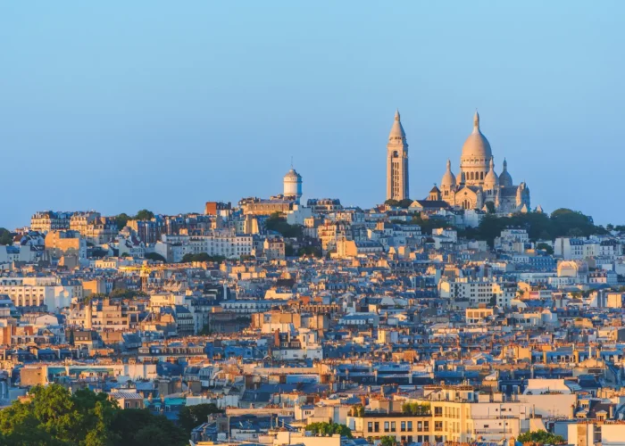 Sacred Heart of Montmartre in Paris, France