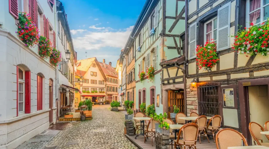Petit France in Strasbourg, France