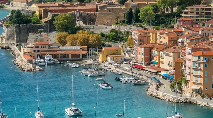 Villefranche-sur-Mer near Nice, France Villefranche-sur-Mer near Nice, France