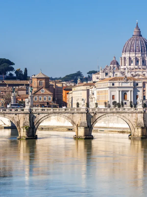 Rome skyline featuring St. Peter's Basilica