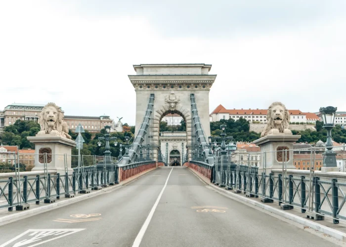 Chain Bridge in Budapest, Hungary