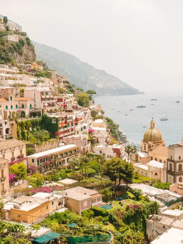 Beautiful Positano on Amalfi coast in Italy