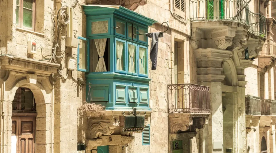 Streetview of Valletta, Malta