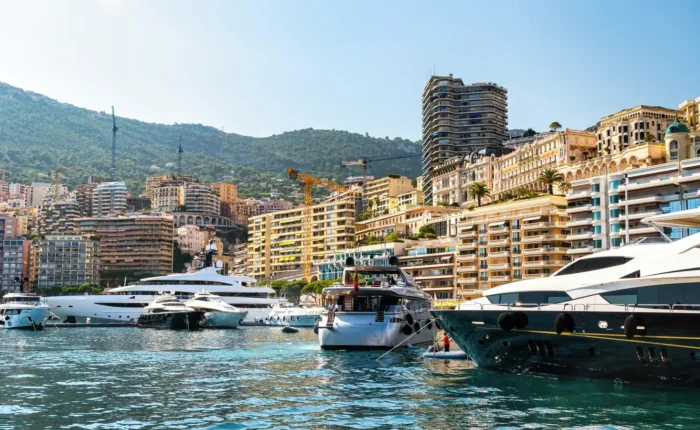 Sea port of Monaco