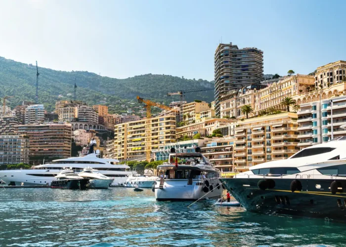 Sea port of Monaco