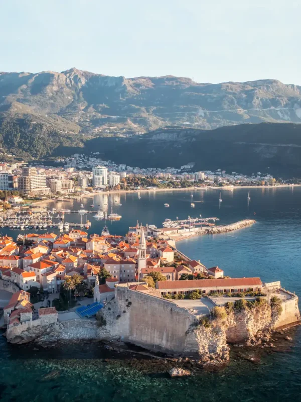 Panoramic view of Budva, Montenegro