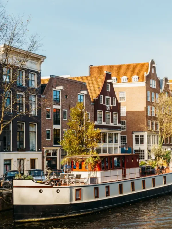 Beautiful architecture in Amsterdam, Netherlands