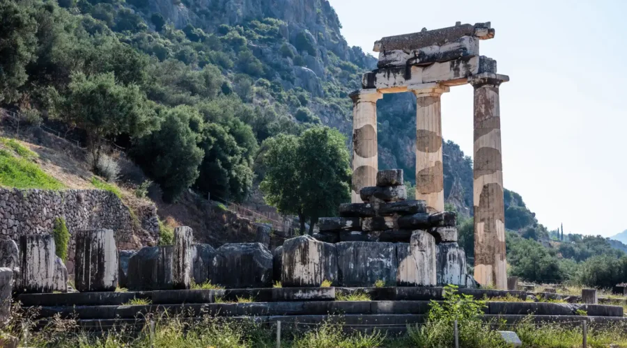 Delphi Archaeological Site in Greece