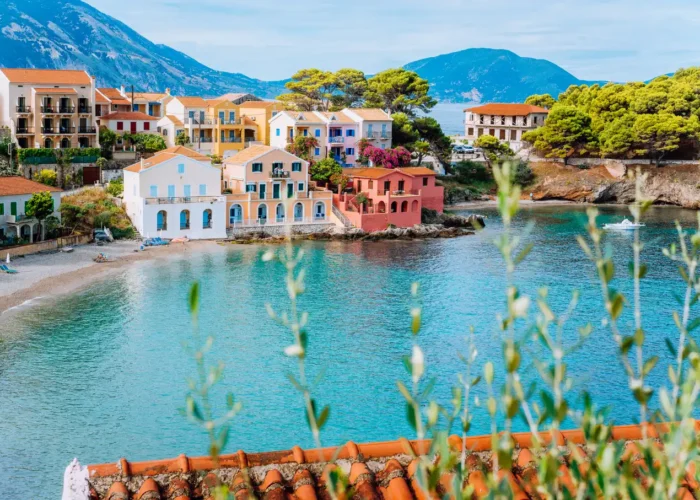 Assos village in Kefalonia, Greece