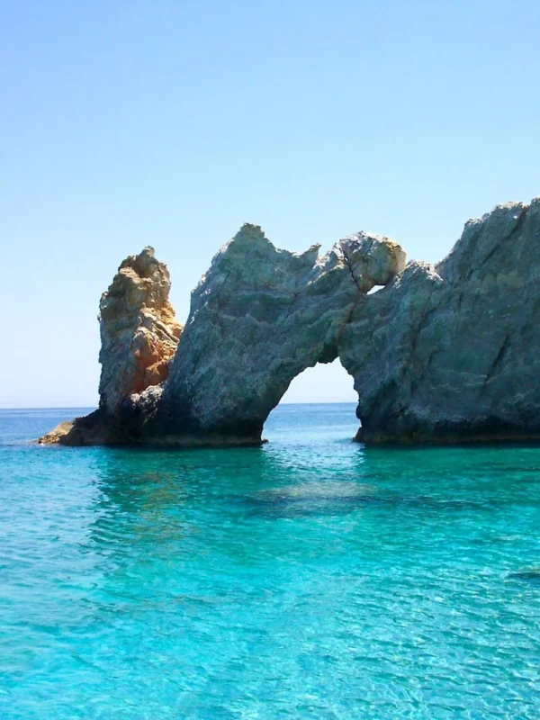 Lalaria beach in Skiathos, Greece
