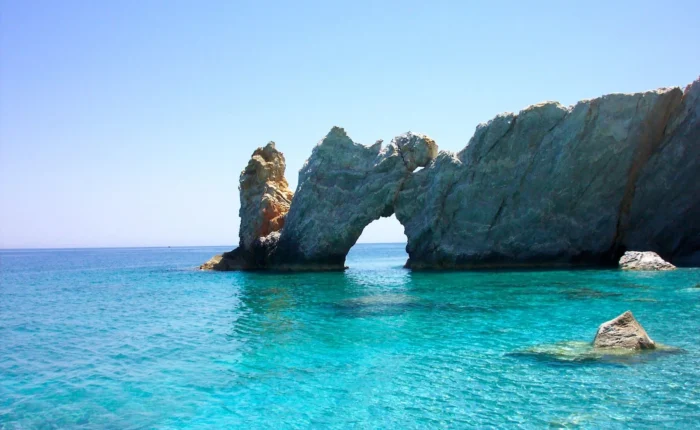 Lalaria beach in Skiathos, Greece