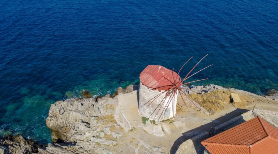Marmaro village near Kardamyla, Chios, Greece