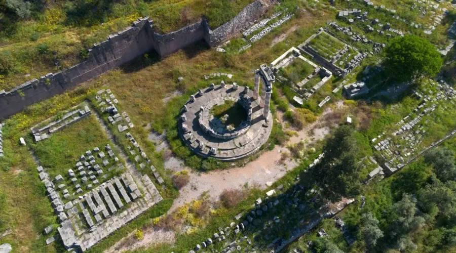 Tholos Temple at Delphi, Greece