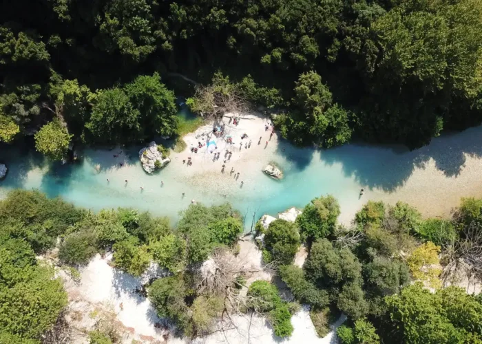 Acheron River in Epirus, Greece