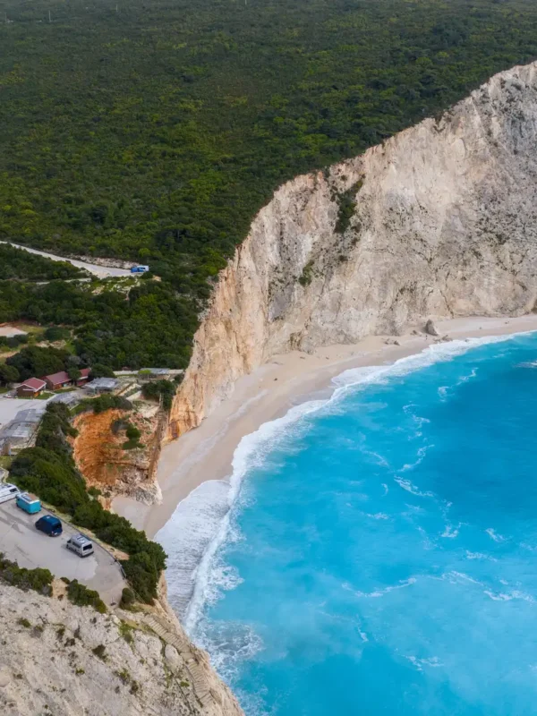 Porto Katsiki beach on Lefkada Island, Greece